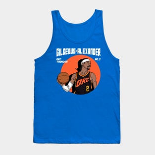 Shai Gilgeous-Alexander Comic Style Art Tank Top